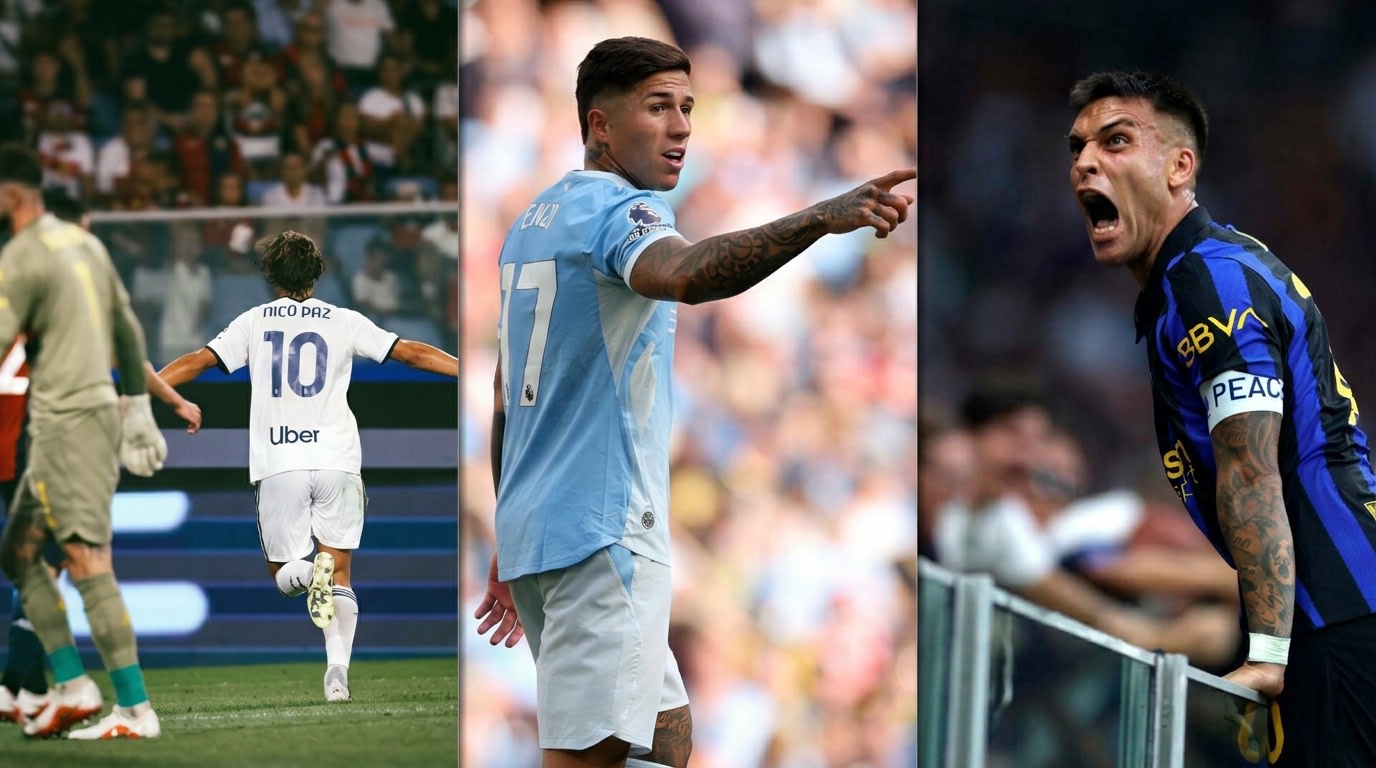 Doblete, debuts y un candidato al 10 de la Selección: así brillaron los argentinos en las grandes ligas europeas