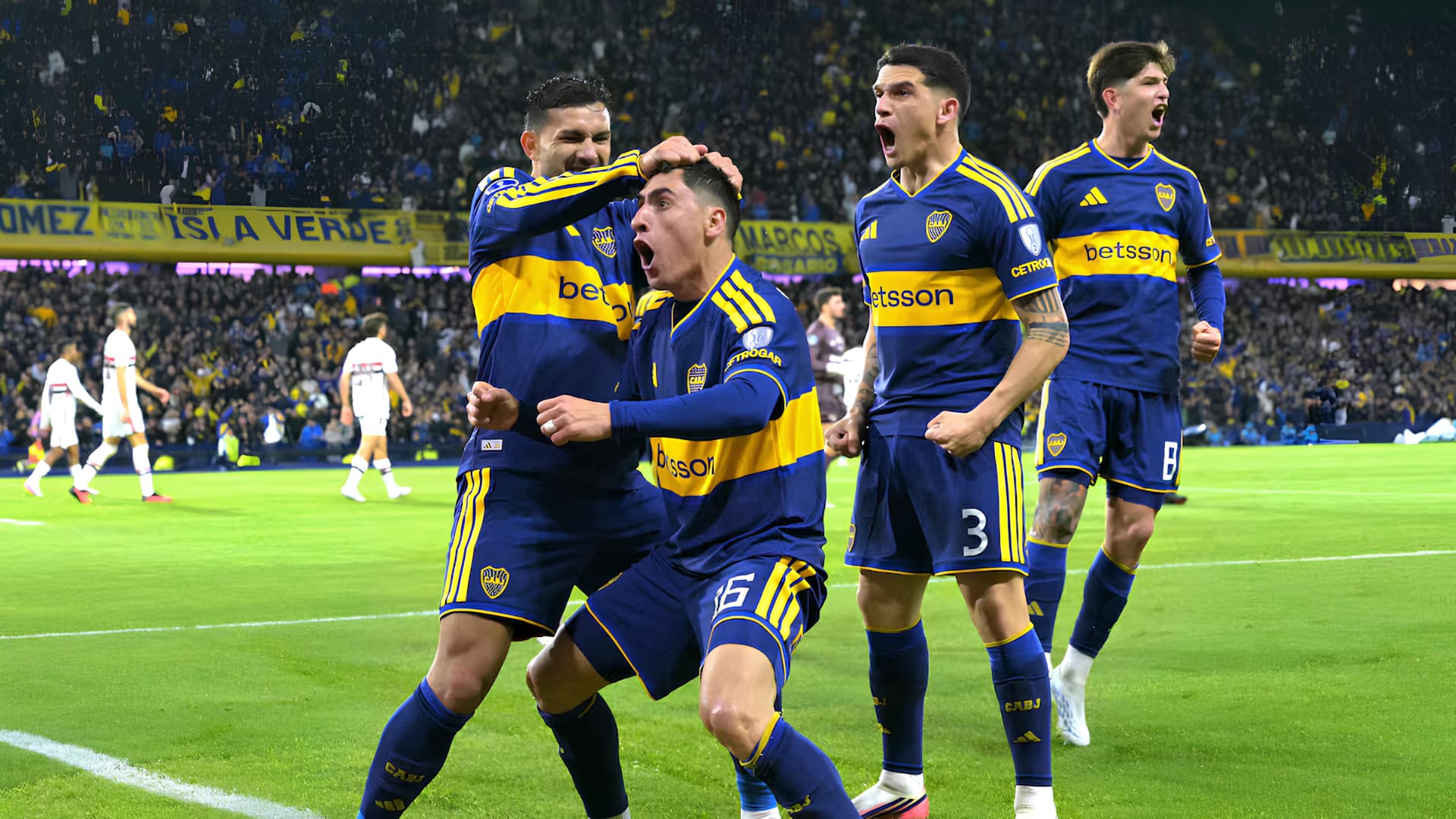 Con un gol de Merentiel, Boca superó a Sao Paulo y saca ventaja para la revancha en Brasil