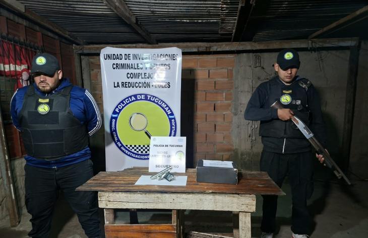 Secuestraron un arma de fuego y demoraron a dos menores de edad vinculados a hechos delictivos