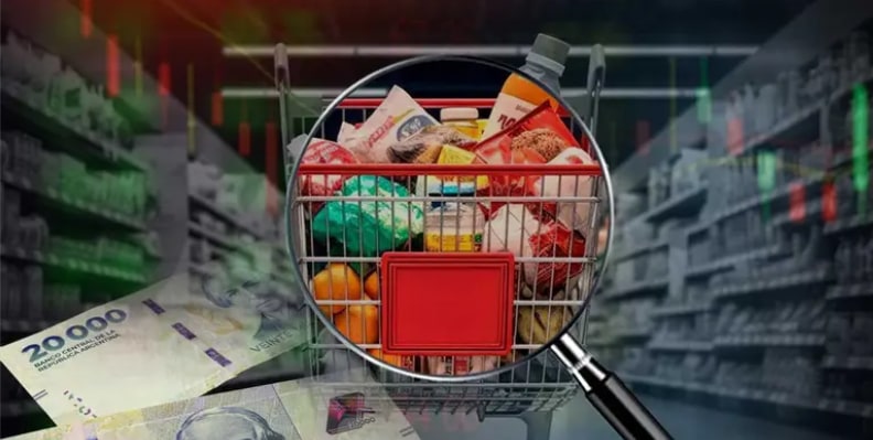 La inflación mensual descendió al 1,7% en agosto y registró la cifra más baja en un año