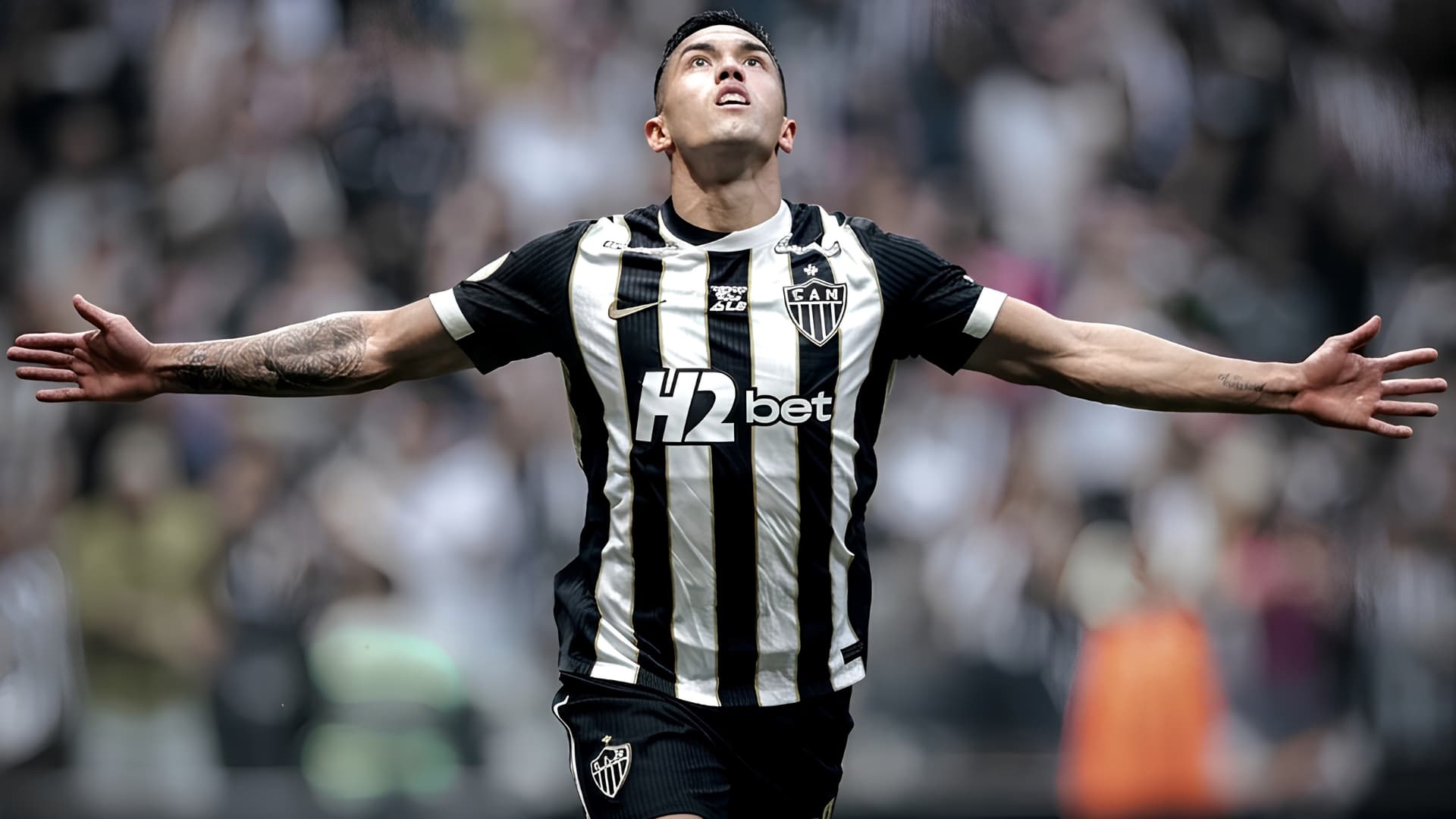 Con sello tucumano: Cuello fue figura en la victoria por 3-1 de Atlético Mineiro sobre Fluminense