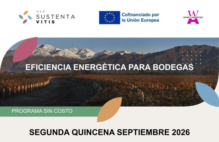 Empresas vitivinícolas podrán acceder a un programa gratuito para optimizar su eficiencia energética