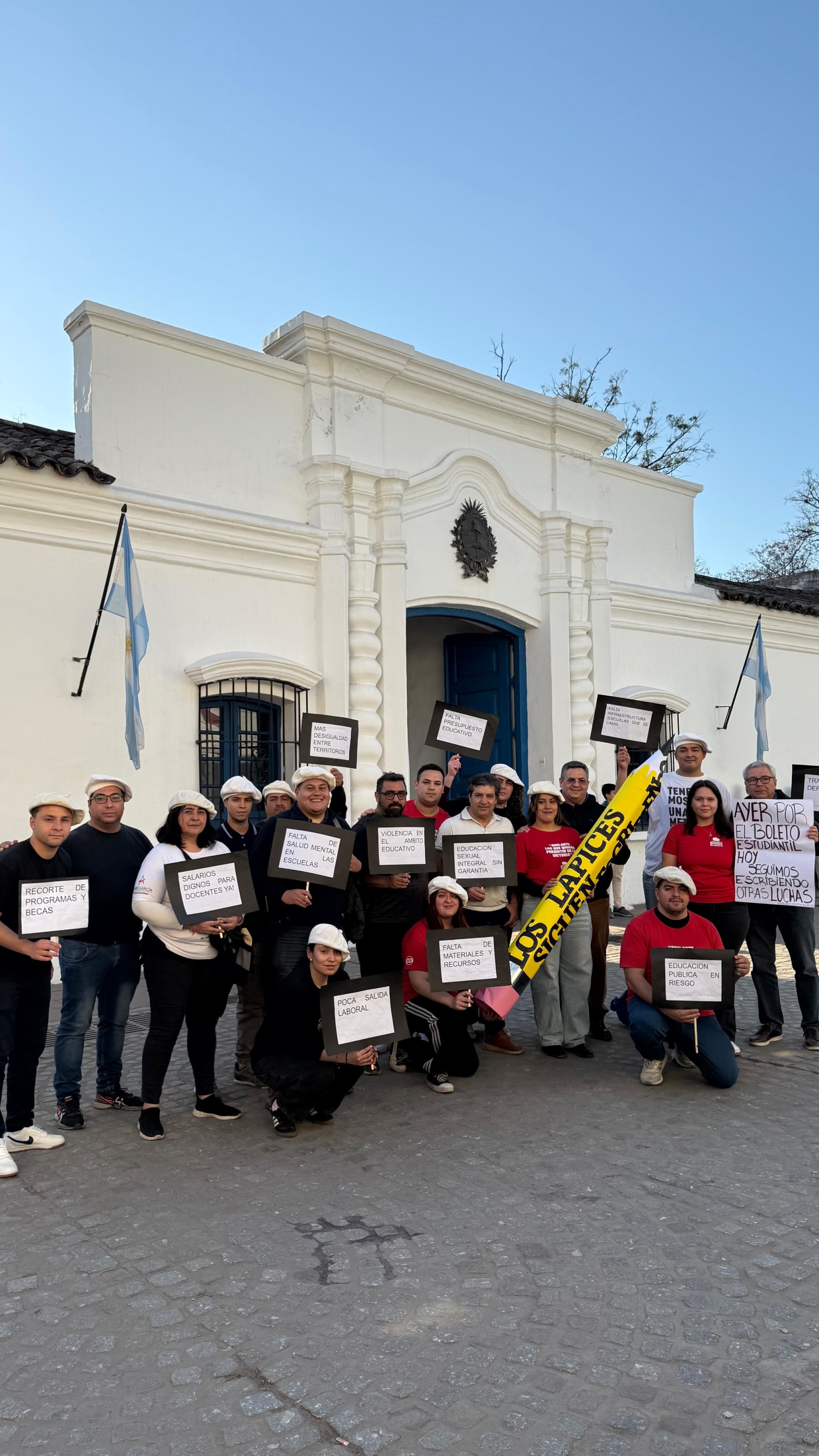 El Movimiento Boina Blanca recordó a las víctimas de la Noche de los Lápices