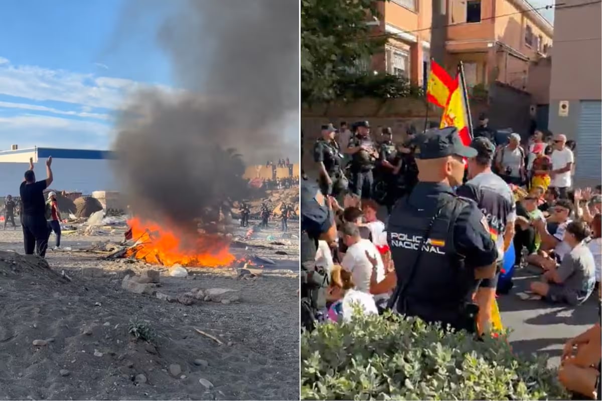 Trasladaron a miles de migrantes hacia un campamento temporal y se registraron incidentes policiales