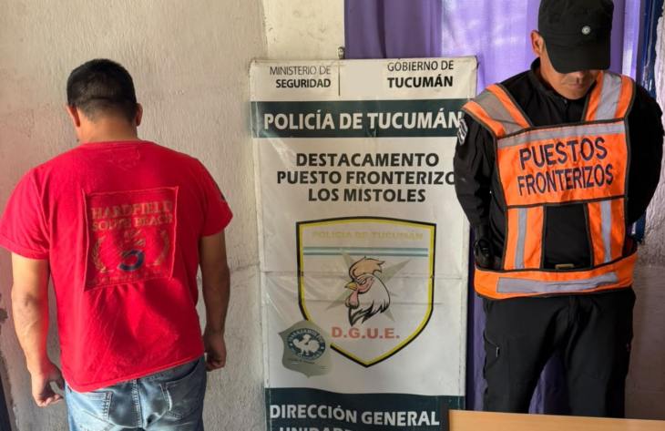 Detienen en un puesto fronterizo a un prófugo que presentaba pedido de captura por estupefacientes