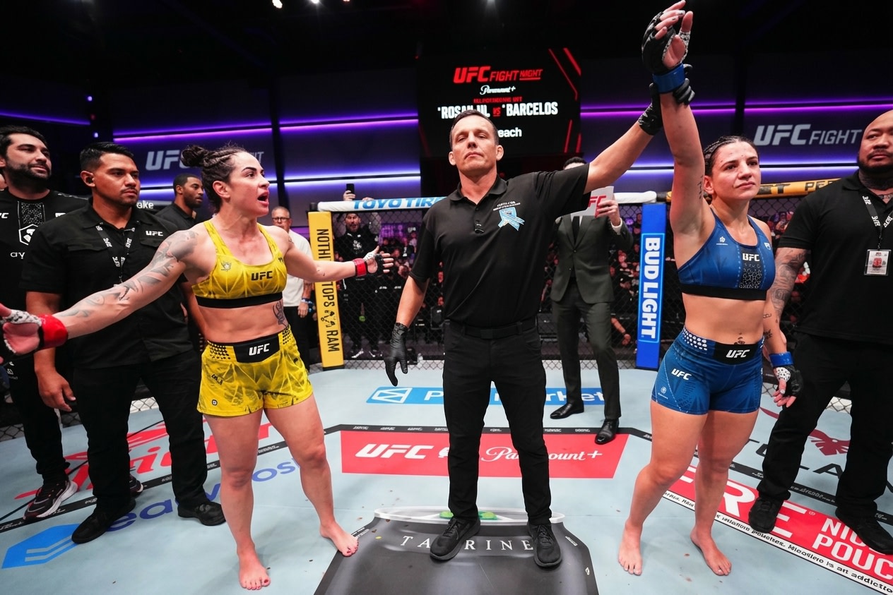 Ailín Pérez ganó con las manos y con la lengua: venció a Dumont y llegó a siete triunfos seguidos en la UFC