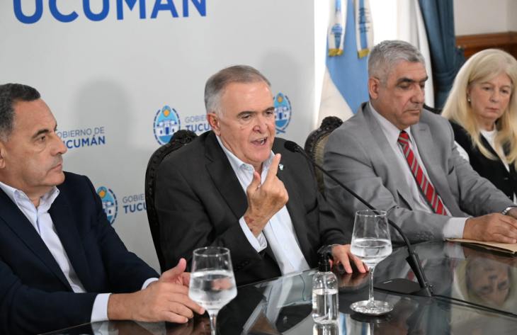 Jaldo cruzó a Manzur por no votar Zona Fría: "Algunos salieron corriendo por la puerta de atrás del Congreso"