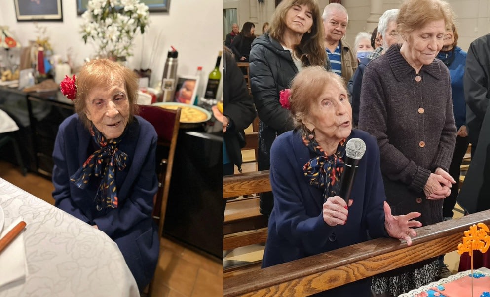 La mujer de mayor edad en la Argentina celebra sus 114 años este martes