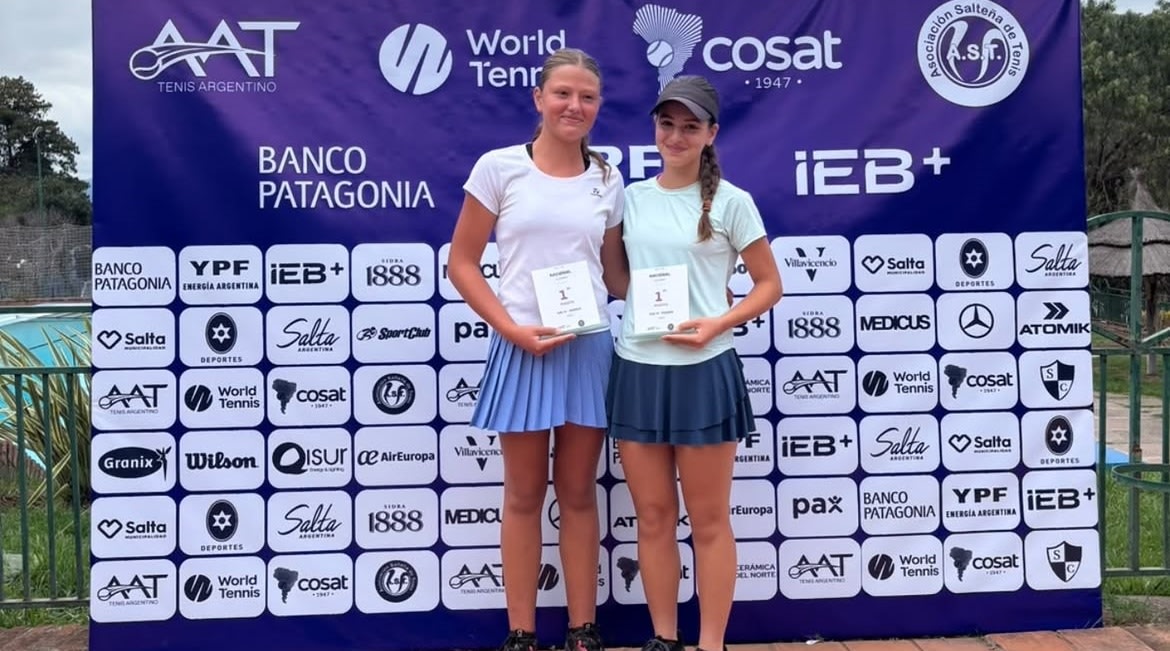 Delfina Koch se consagró campeona nacional Sub-14 de dobles en Salta