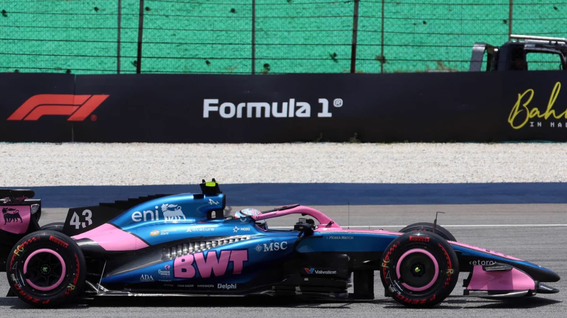Colapinto fue 15° en la qualy de Sepang, pero largará 21° en el GP de Bahréin por las sanciones