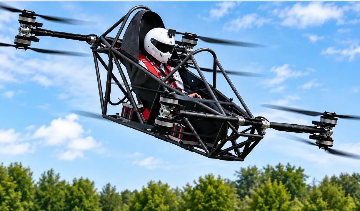 Estudiantes argentinos crearon un dron tripulado y revolucionan la tecnología nacional