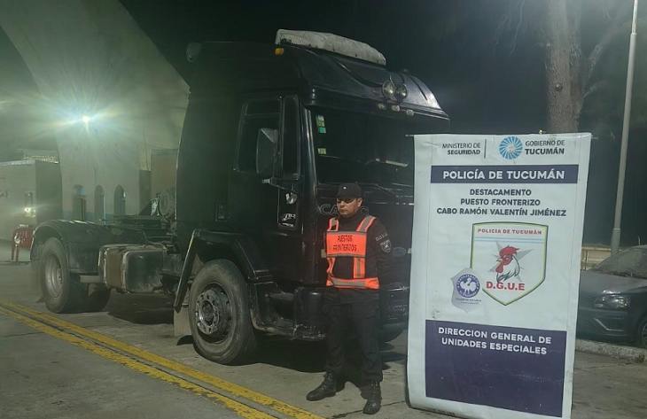 Secuestraron un camión con pedido de captura durante un operativo de tránsito en La Florida