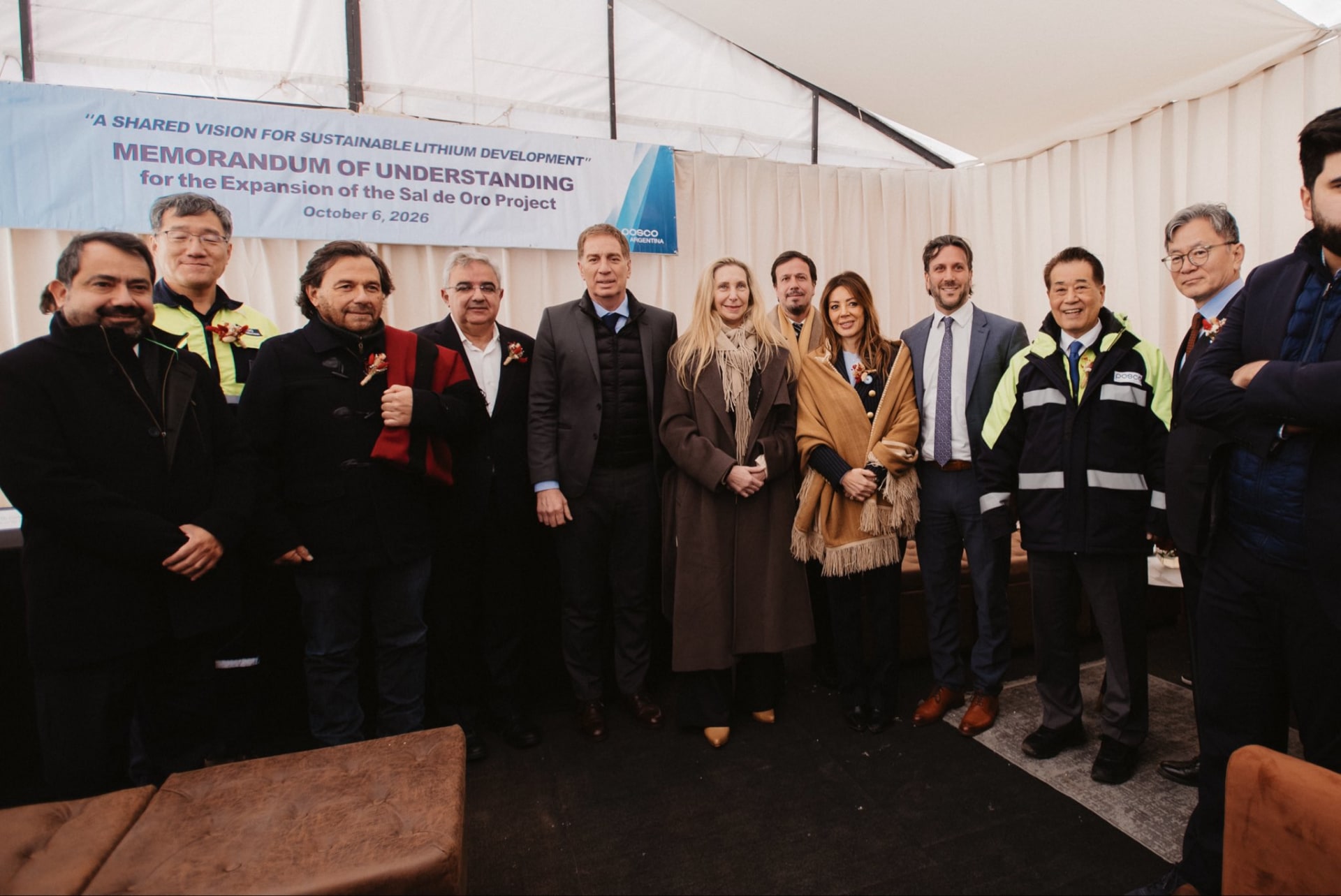 Karina Milei inauguró una planta de litio: se reunió con los gobernadores de Salta y Catamarca