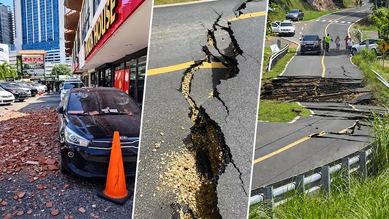 Un terremoto sacudió a Panamá: provocó destrozos en infraestructura, evacuaciones y colapso de servicios
