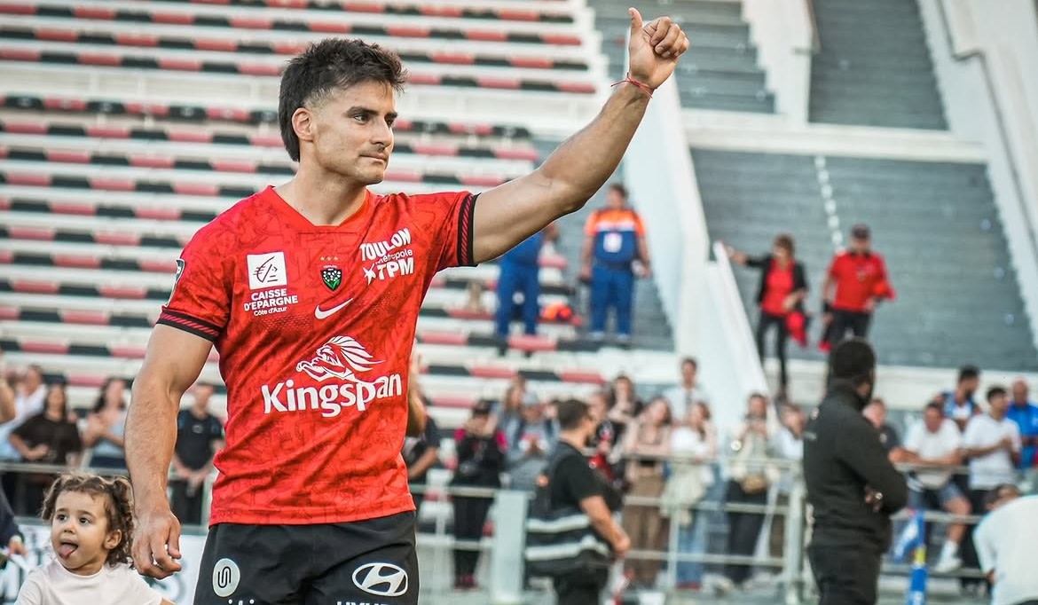 Tomás Albornoz fue figura en la vuelta al triunfo de Toulon en Francia