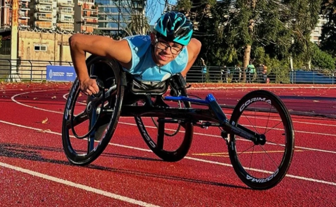 Styven Albarracín, el monterizo que cambió el sedentarismo por el deporte y llegó a la Selección Argentina de atletismo adaptado