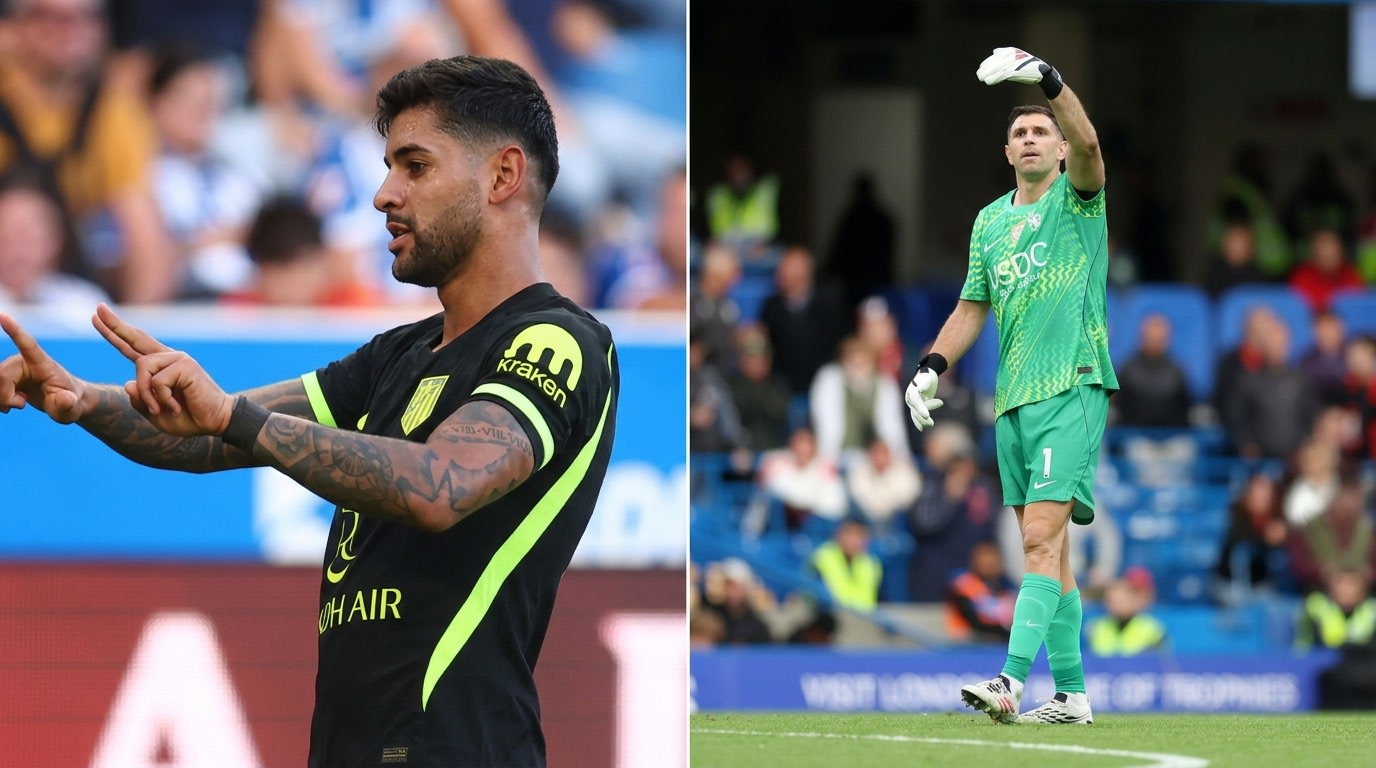 Dibu y el Cuti, figuras en Europa: ovación en Londres y debut en redes para el zaguero