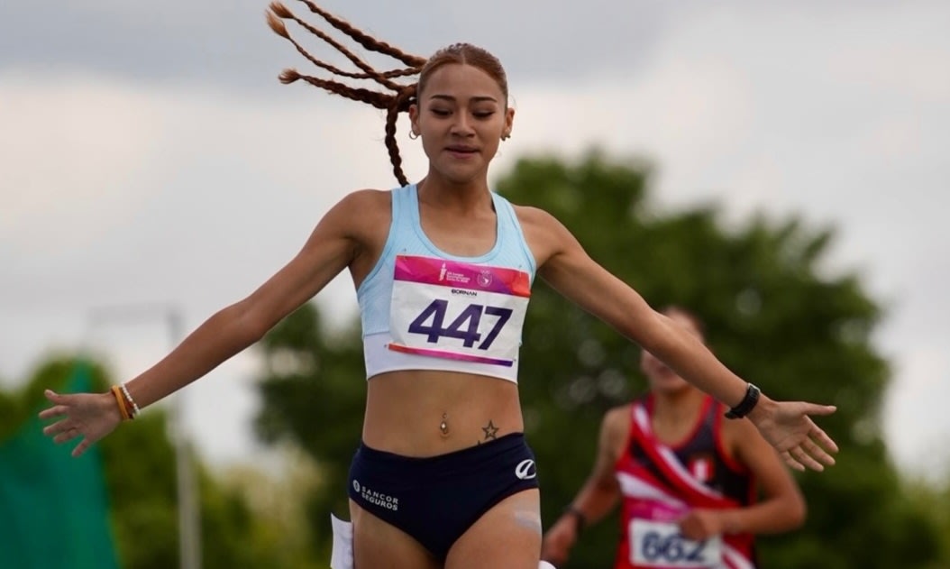 La tucumana Valentina Velárdez es subcampeona sudamericana U23
