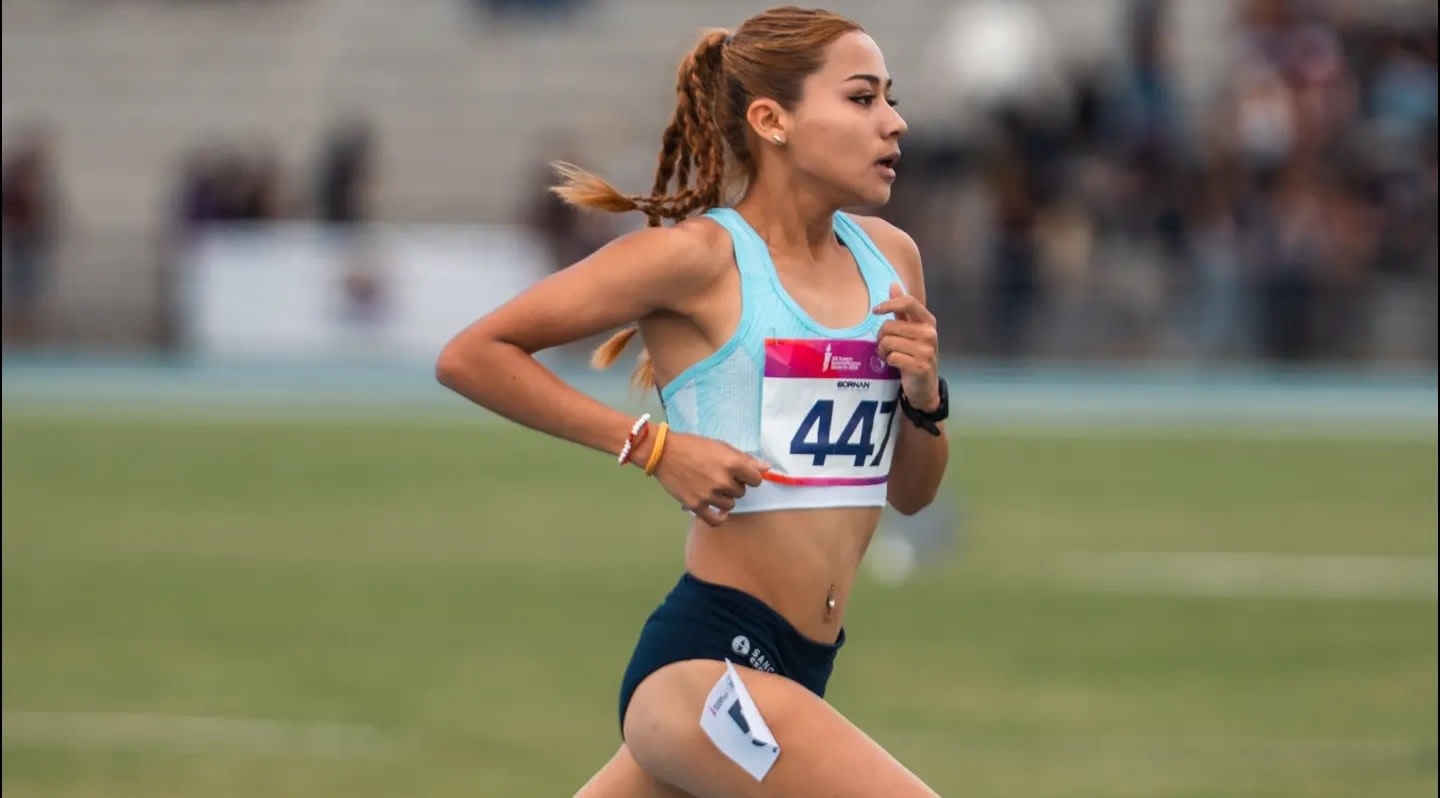Valentina Velárdez sumó un nuevo podio en el Sudamericano U23