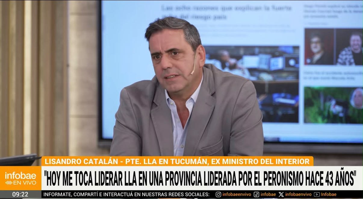 Lisandro Catalán: “Jaldo representa lo más rancio del peronismo tucumano”