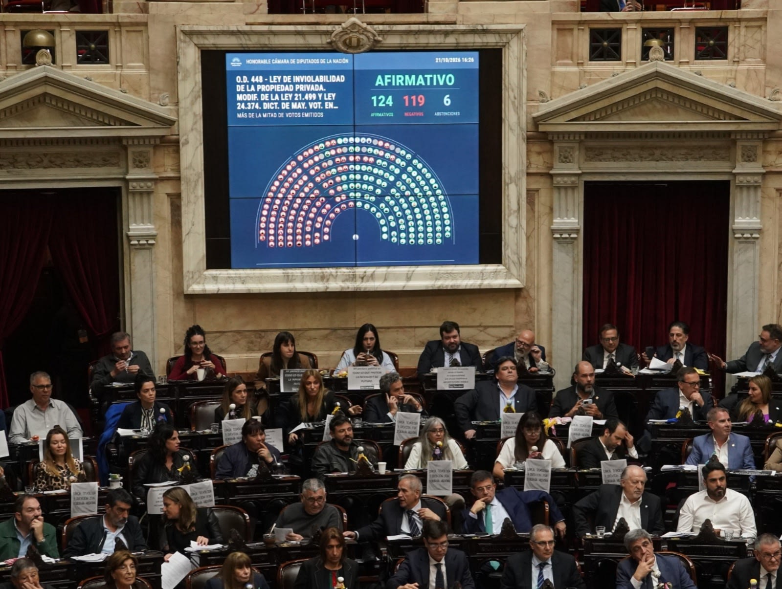 Aprobaron la Ley de Propiedad Privada : se restituyen los límites a la venta de tierras a extranjeros