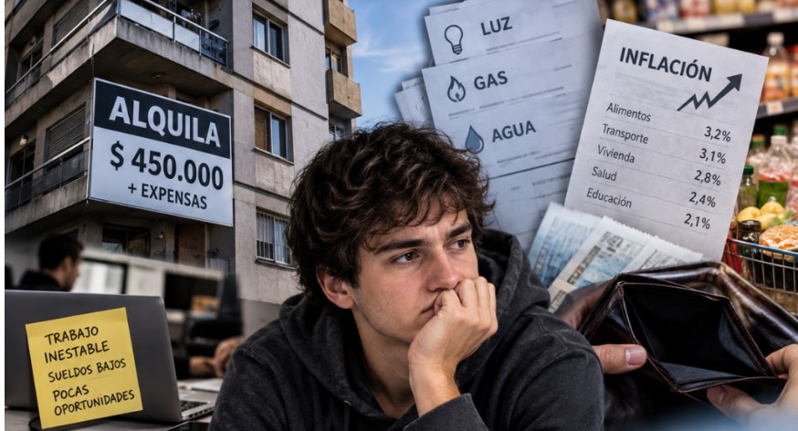 Jóvenes en el límite: cada vez menos logran irse de casa por el costo de vida, el empleo precario y las deudas