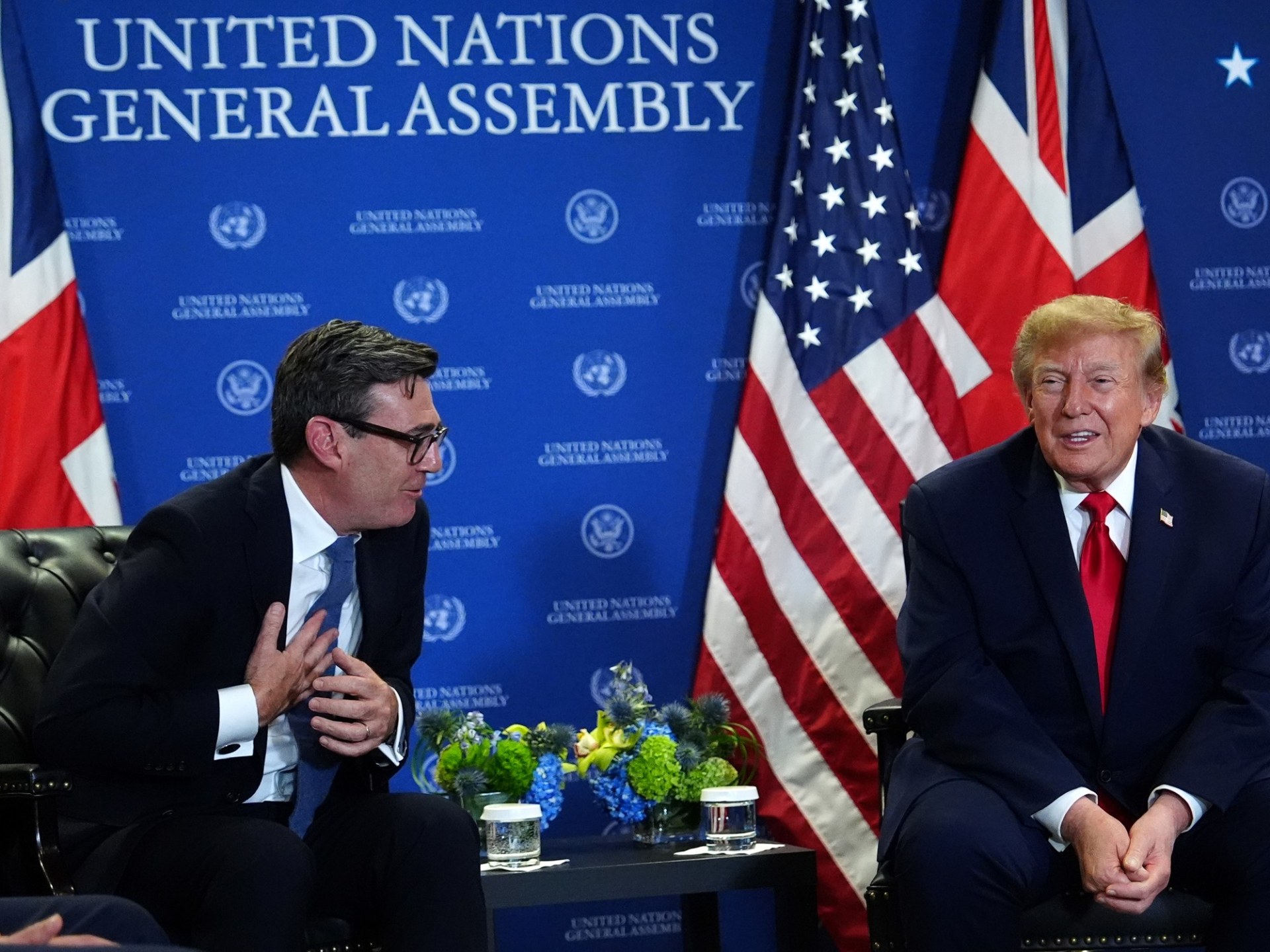 El Reino Unido le planteó a Donald Trump su reclamo contra Argentina