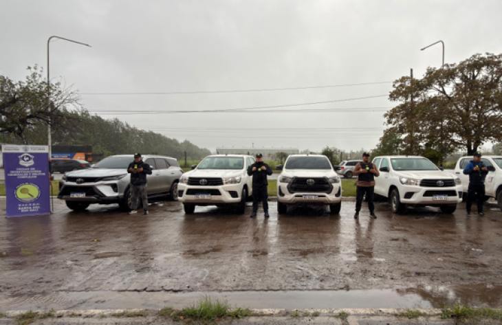 Secuestraron cinco camionetas por 250 millones de pesos vinculadas a una estafa piramidal