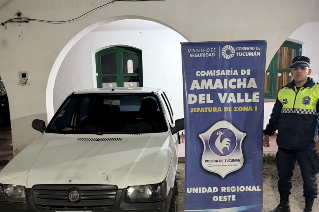 Detuvieron a un hombre y recuperaron elementos robados tras un control en Amaicha del Valle