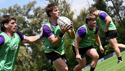 Mateo Pasquini se sumó a la concentración de Argentina XV