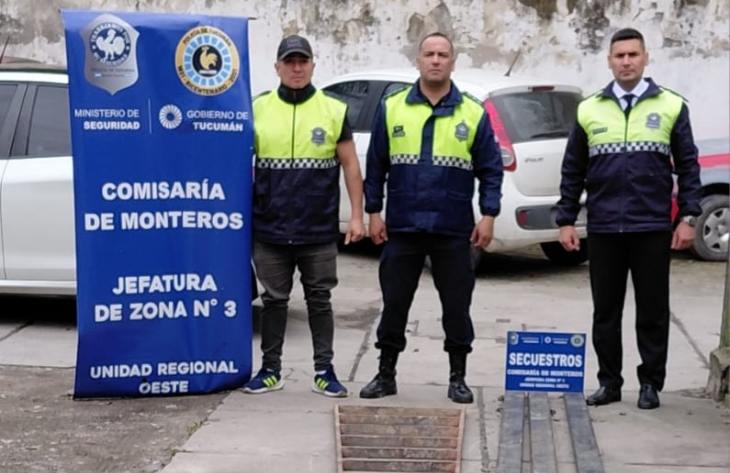 Recuperaron materiales de construcción robados mediante el análisis de cámaras de seguridad