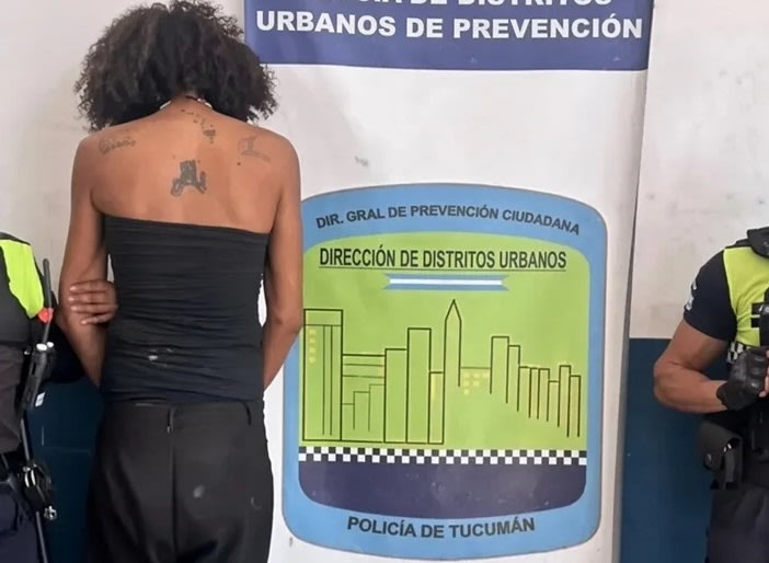 Prisión preventiva para "Celeste" por exhibicionismo y ataques contra Tribunales y la Asistencia Pública
