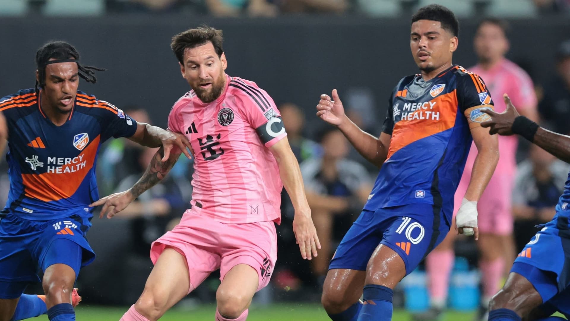 Messi volvió al once, no pudo desnivelar y el Inter Miami terminó igualando 2-2 con Cincinnati