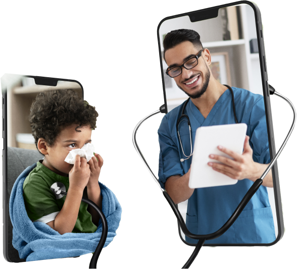 Doctor consultation illustration