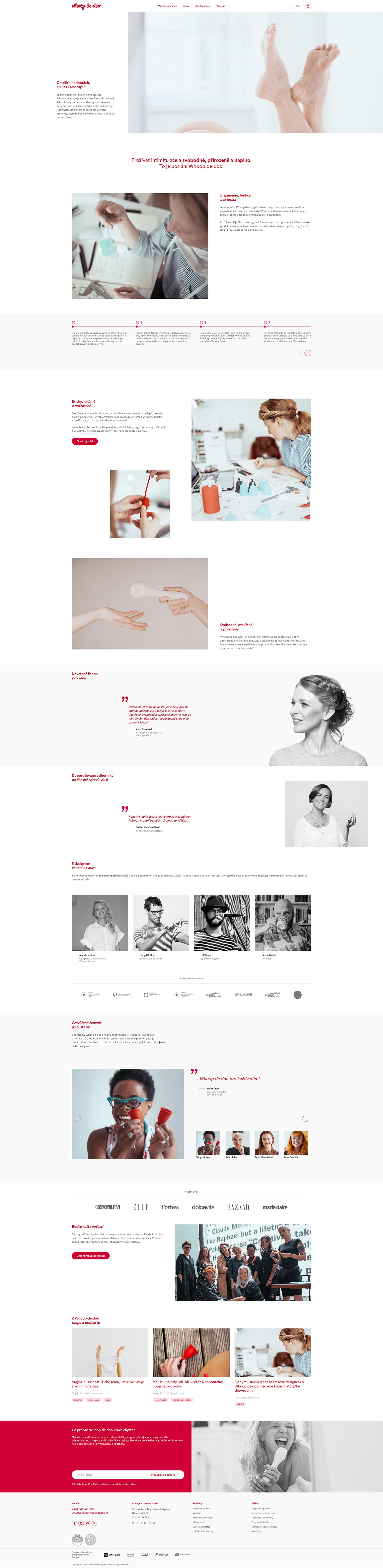 Screenshot webu Intimní pomůcky s láskou
Whoop·de·doo #2