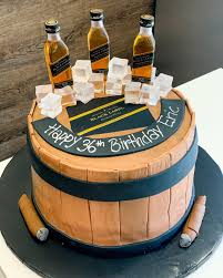 Black Label Theme Cake