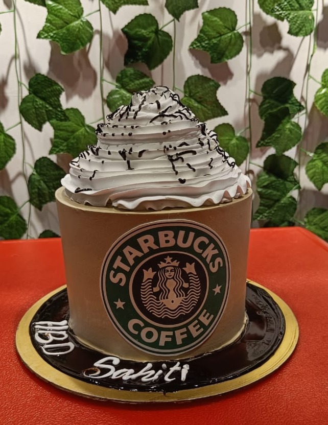 Star Bucks Model Cake