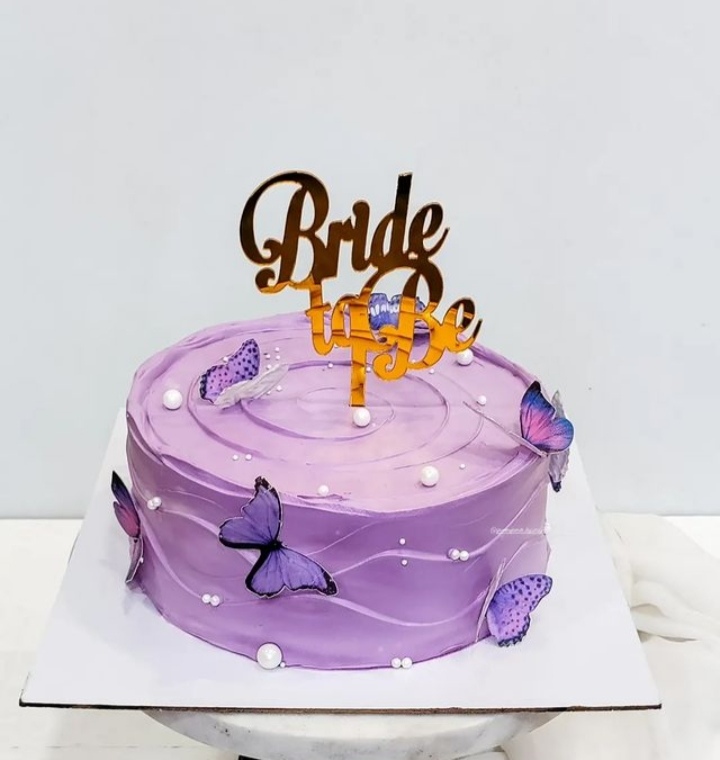 Butterflies Designed Cake