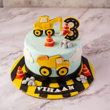 Construction Theme Cake
