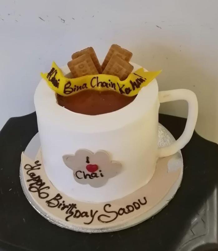 Chai Theme Cake