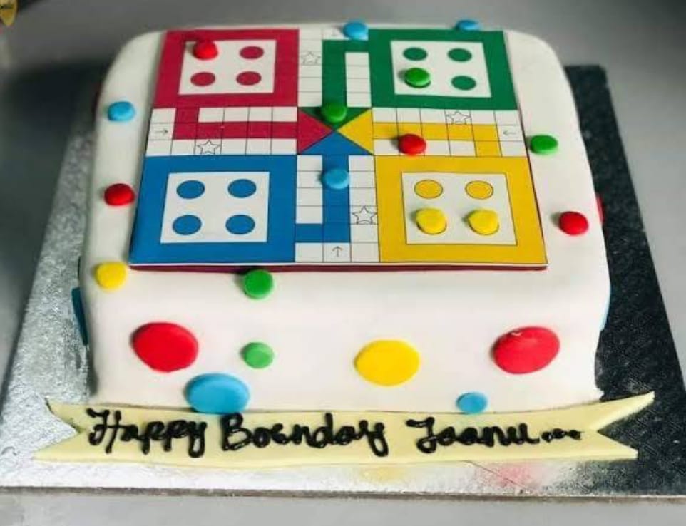 Ludo Theme Cake