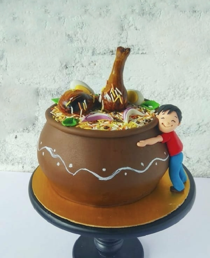Pot Biryani Cake