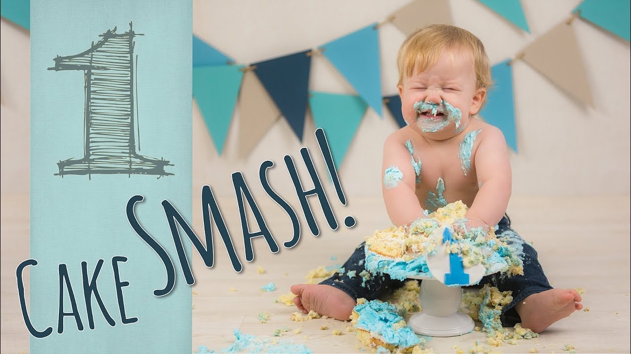 Smash  Cake 1 Blue