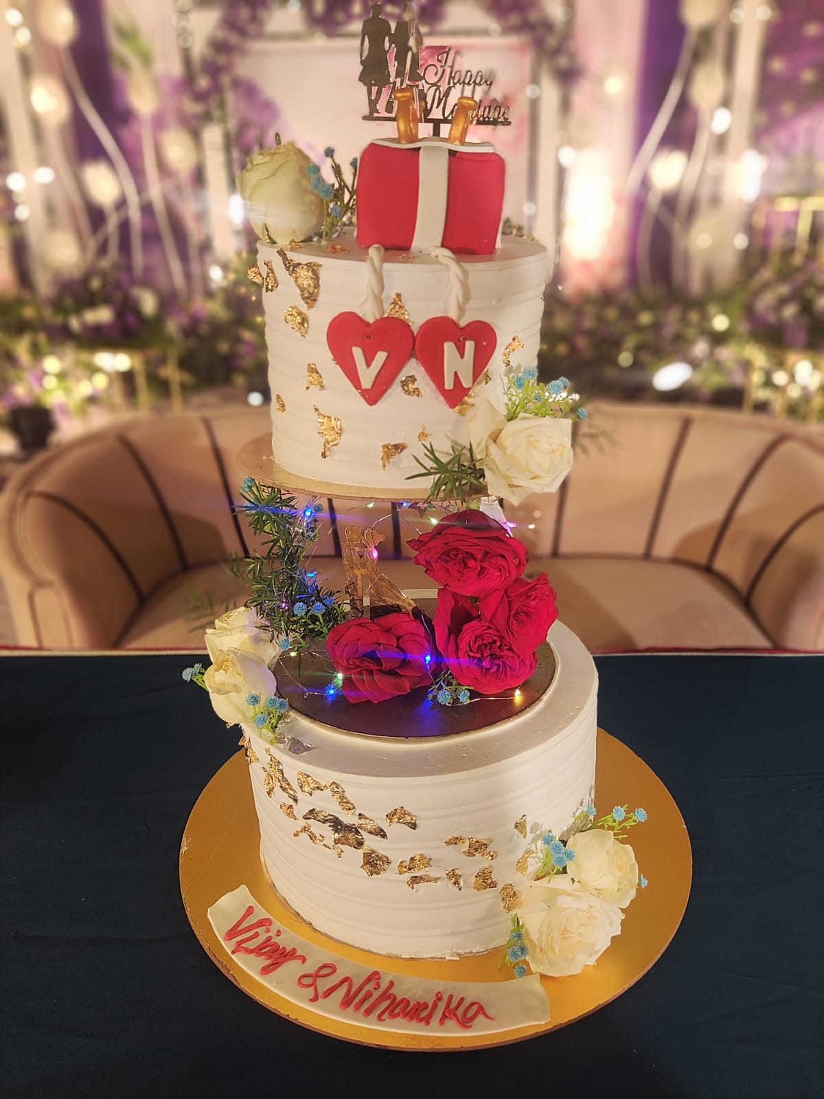 Wedding Beauty Unique Cake