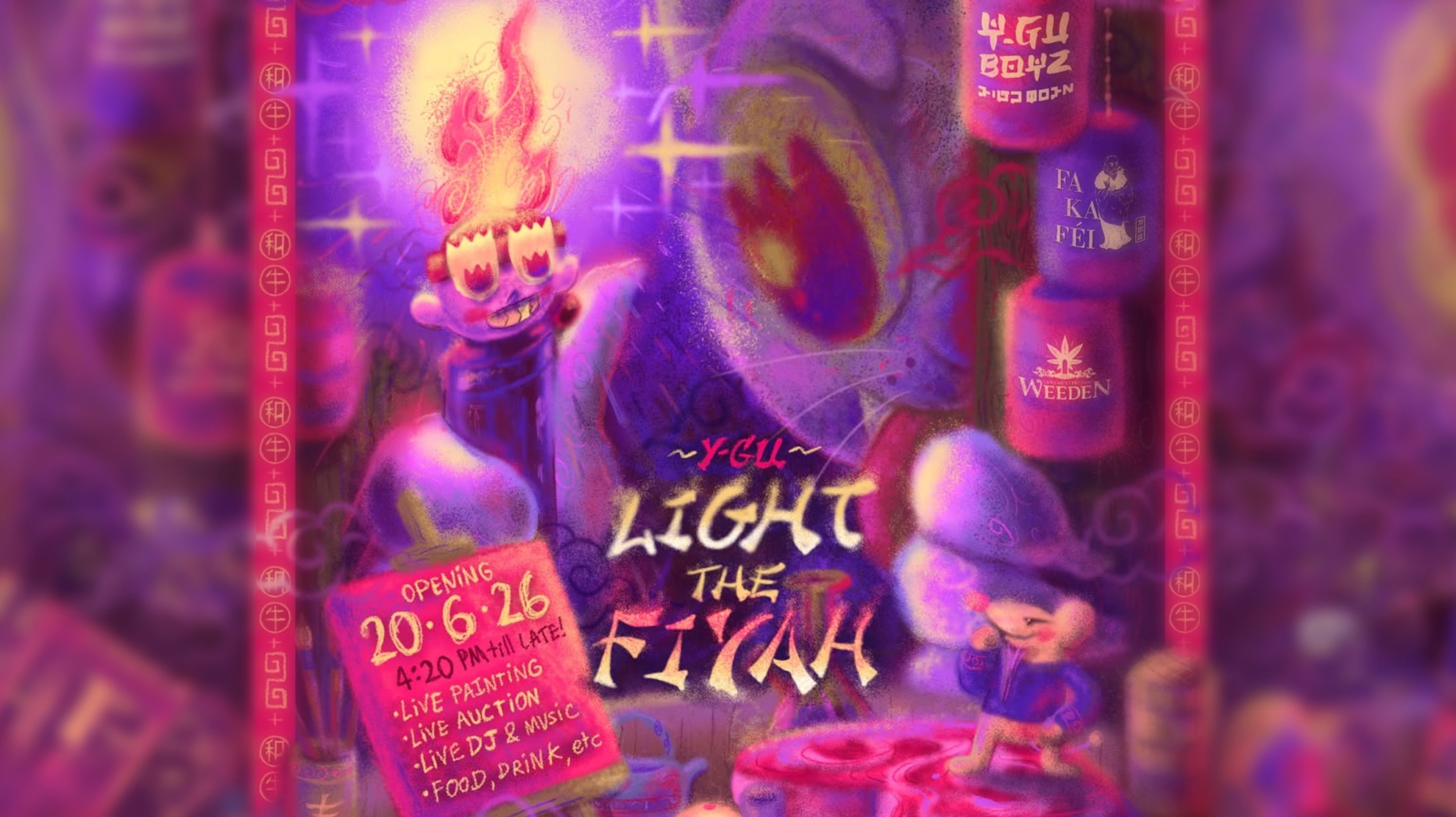 Light The Fiyah - Exhibition at Fakafei