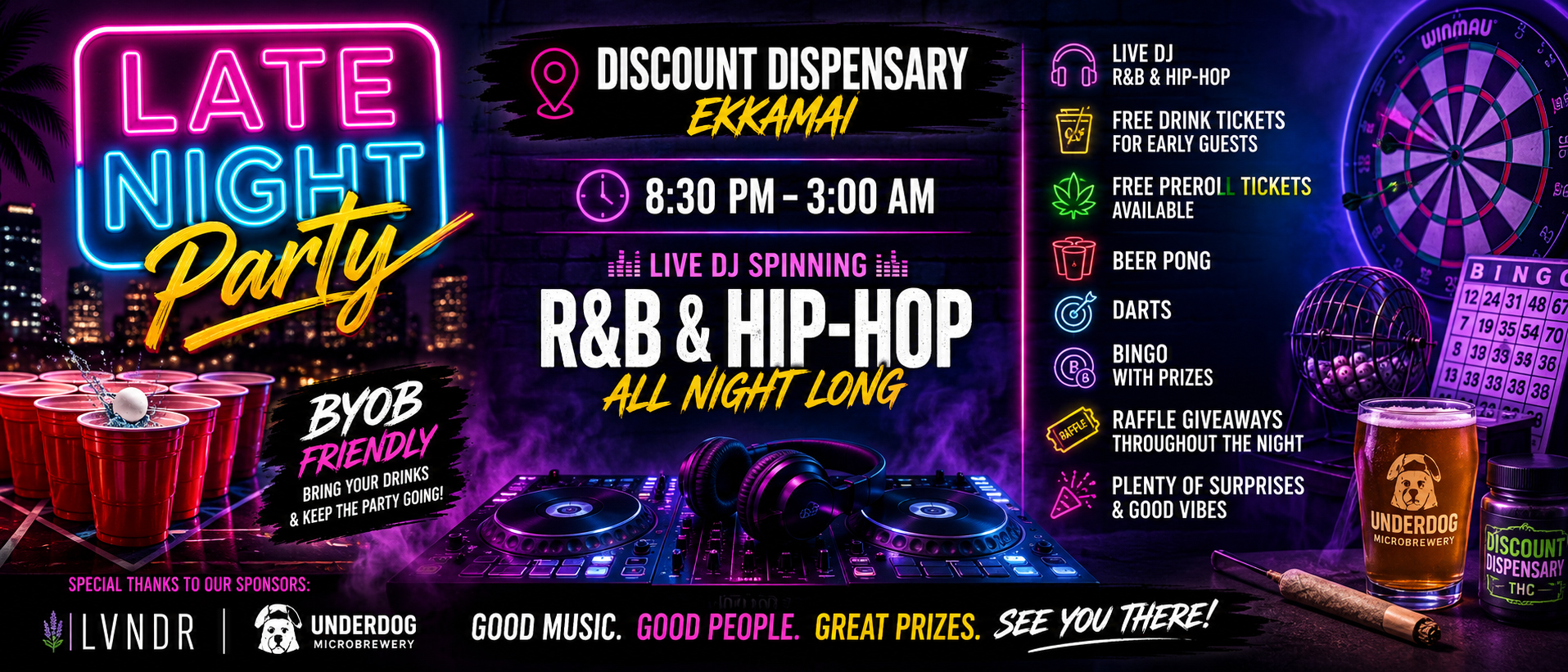 🎉 SOCIAL NIGHT MIXER @ DISCOUNT DISPENSARY* 🎉 at The Discount Dispensary