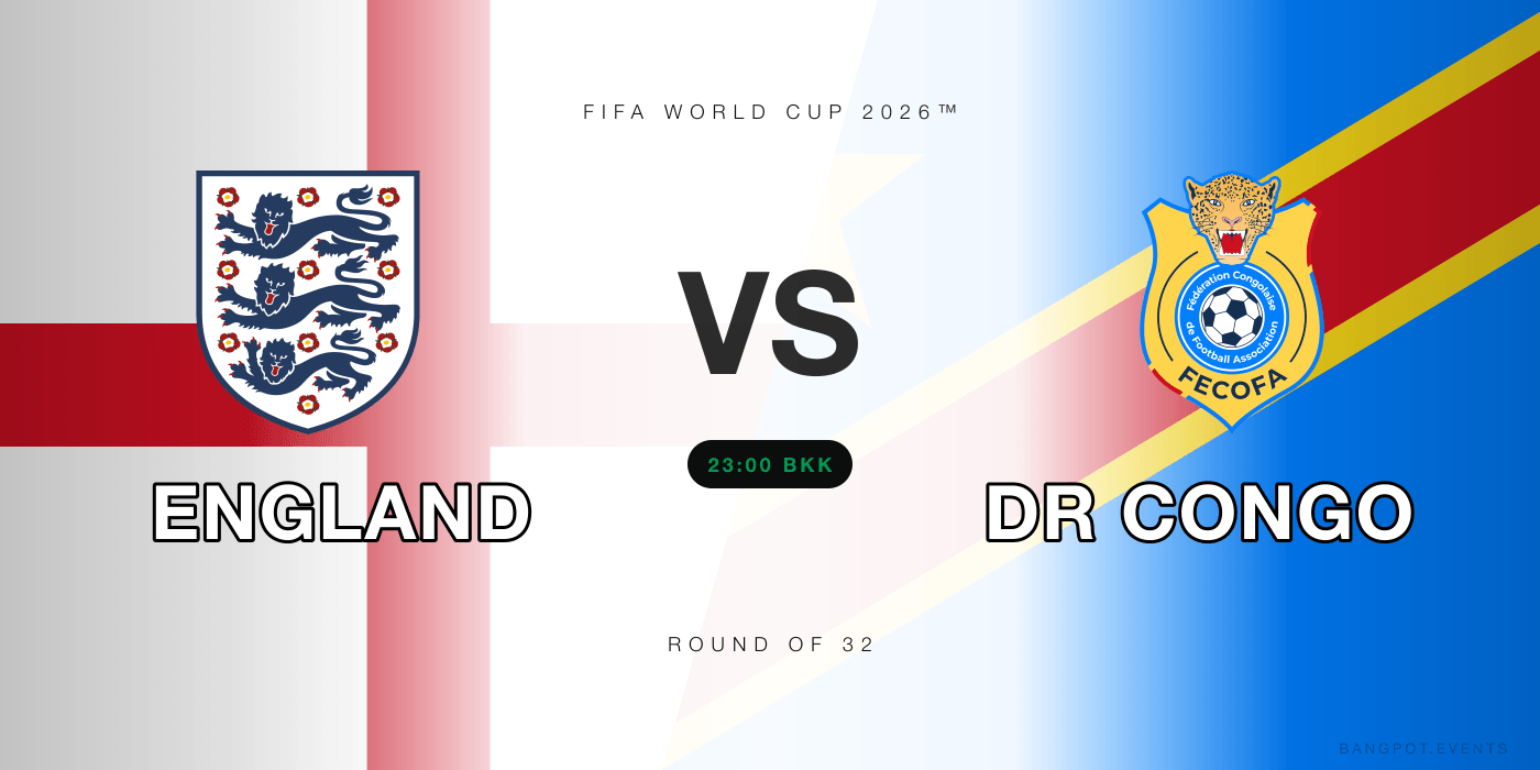 England vs DR Congo at Highend