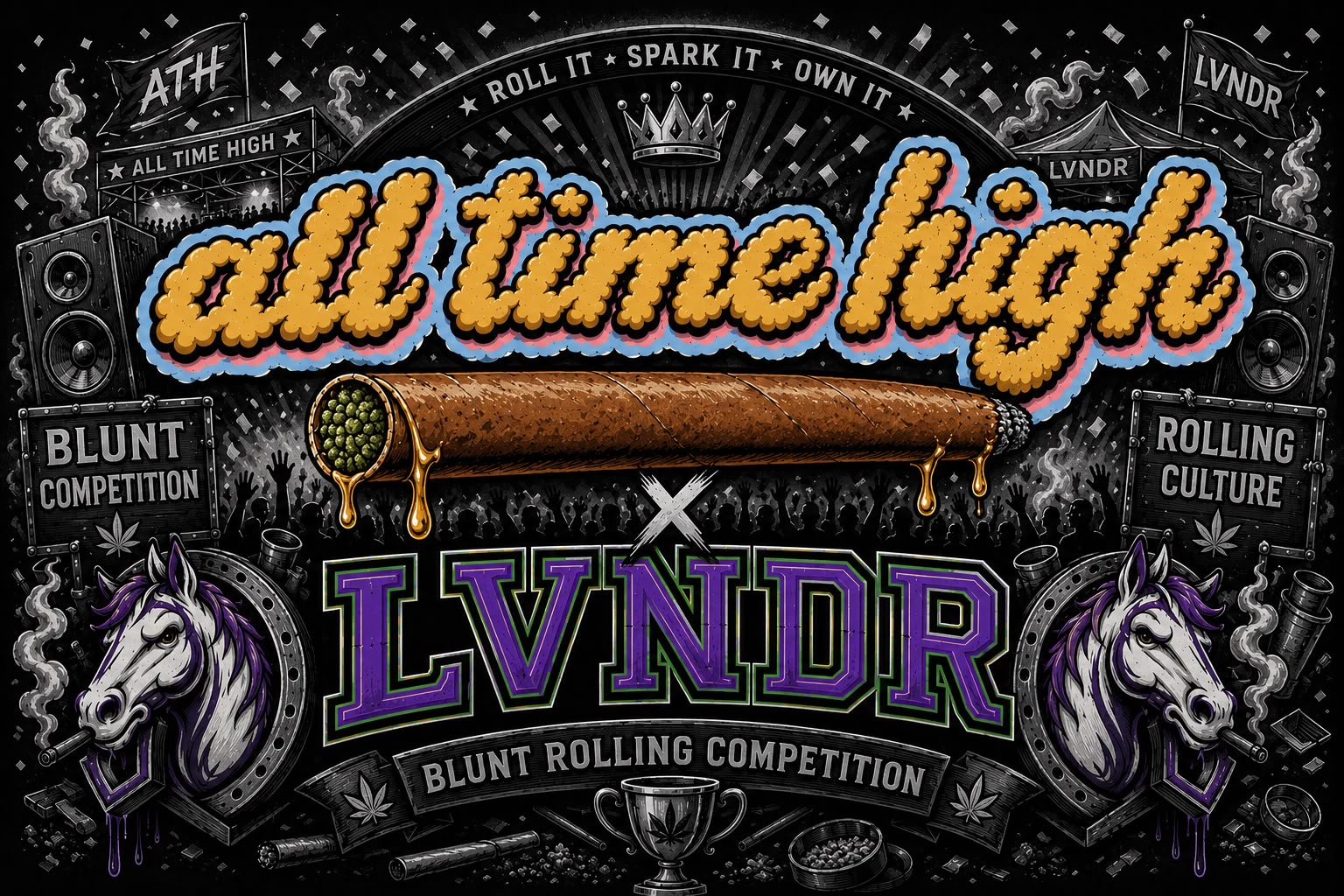 Blunt Rolling Competition at All Time High Soi 33