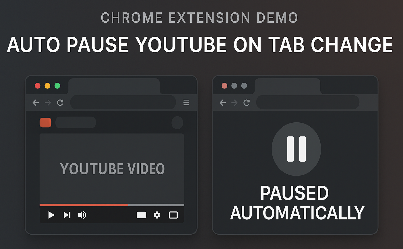 YouTube Auto-pause screenshot preview