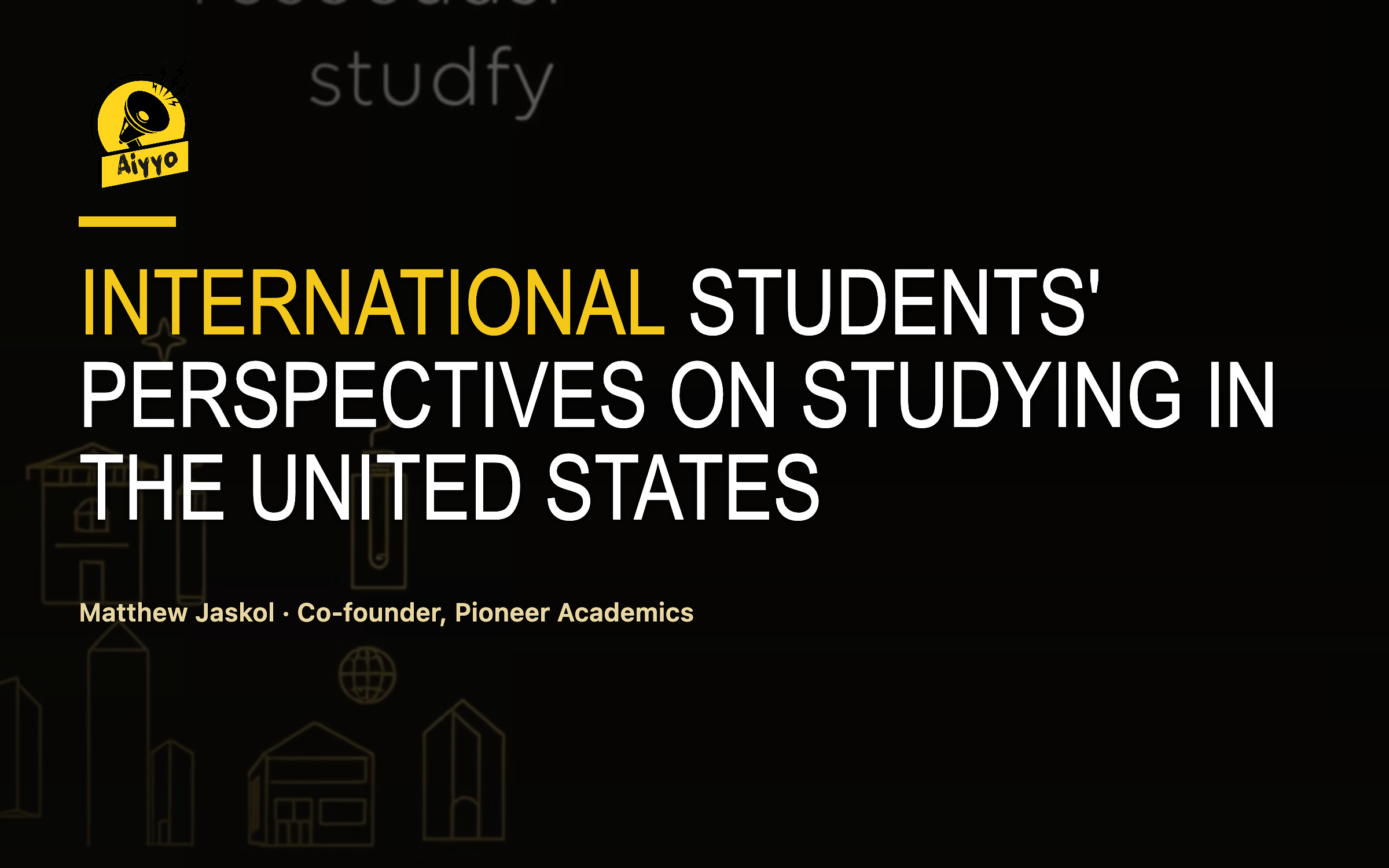 International Students' Perspectives on Studying in the United States